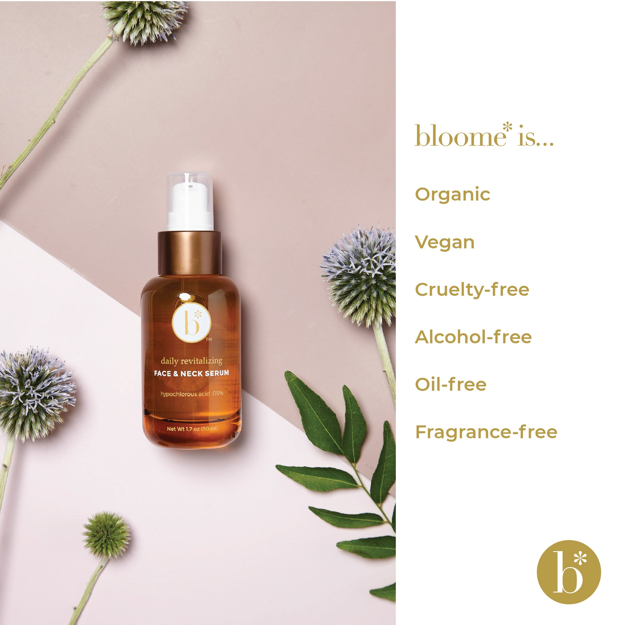 Bloome Hypochlorous Acid Face &amp; Neck Serum (.05%)