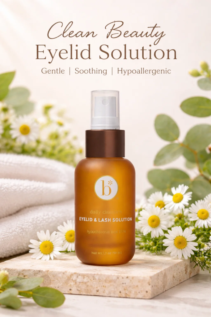 Clean Beauty Eyelid Solution: How It Helps Soothe Dry Eyelids