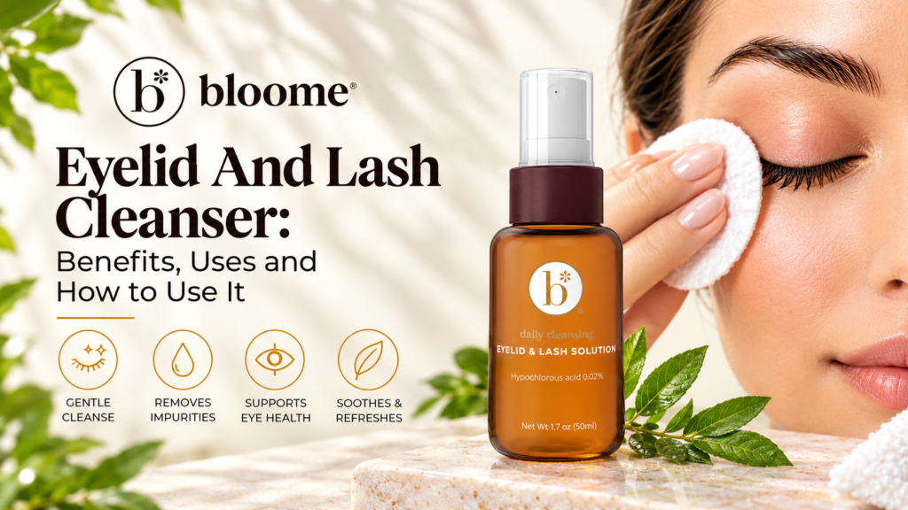 Eyelid And Lash Cleanser: Benefits, Uses and How to Use It