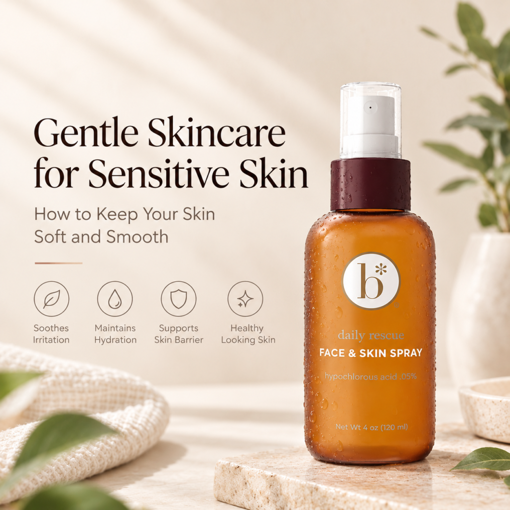 Gentle Skincare for Sensitive Skin: How to Keep Your Skin Soft and Smooth